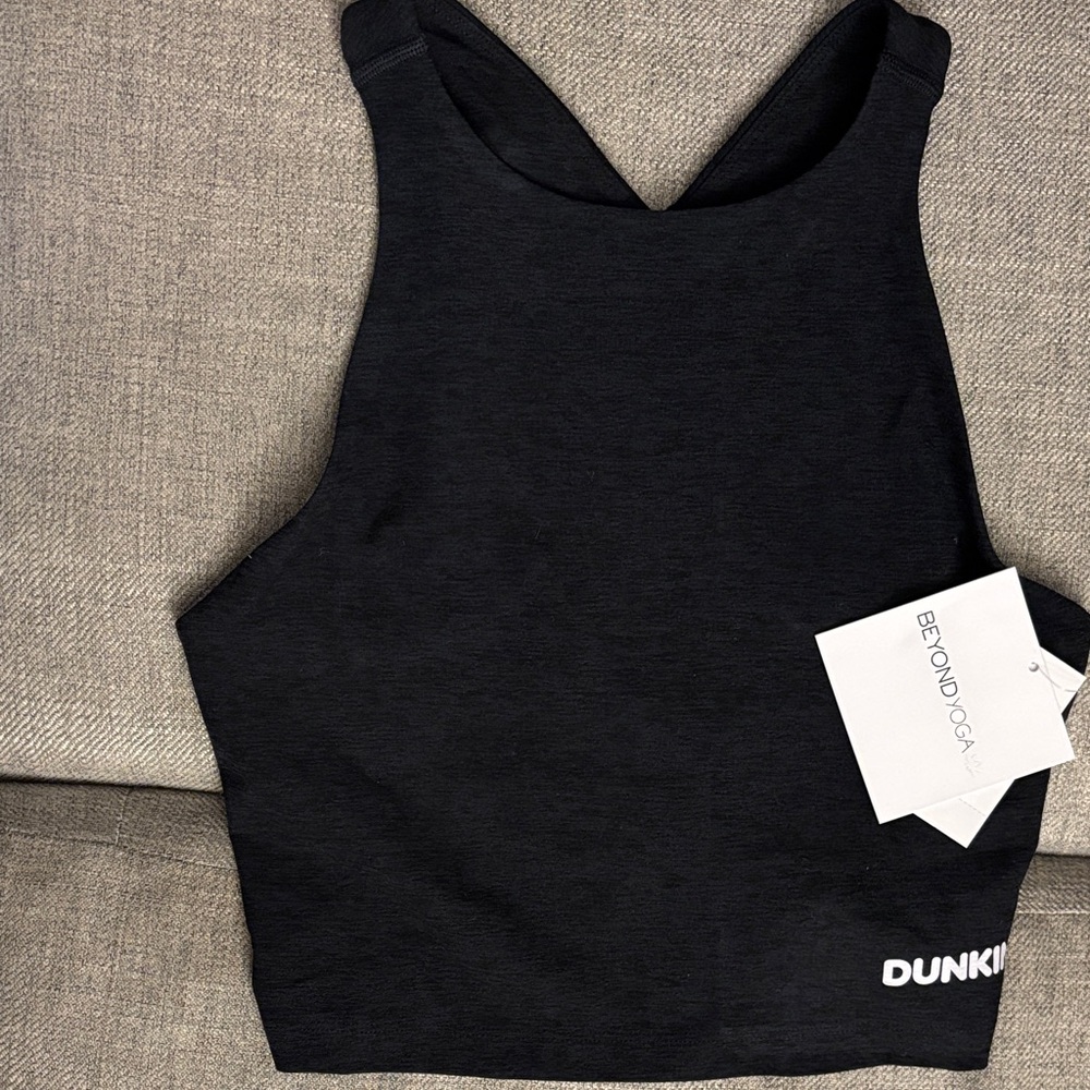 Black Dunkin'/ Beyondyoga Tank Top